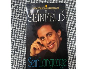 Jerry Seinfeld SeinLanguage 1995 Massmarknad Pocketbok Humorbok 0553569155