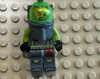 LEGO Atlantis Manta Krigare Minifigur Ögonlapp Dykarhjälm 8075 8077
