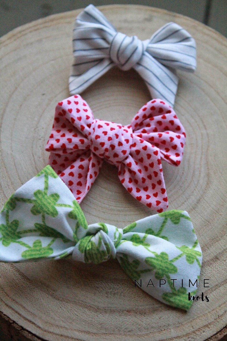 Monthly Nylon and Clip Options 12 MONTH BOW Collection Baby Girl Baby Shower Gift School Girl Bow Knotted Bow RTS Pinwheel Bow