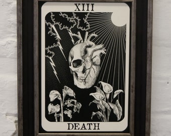 Death Tarot Print "Cream"