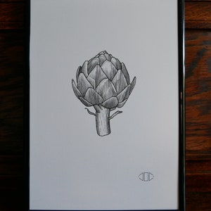 Artichoke A4 print