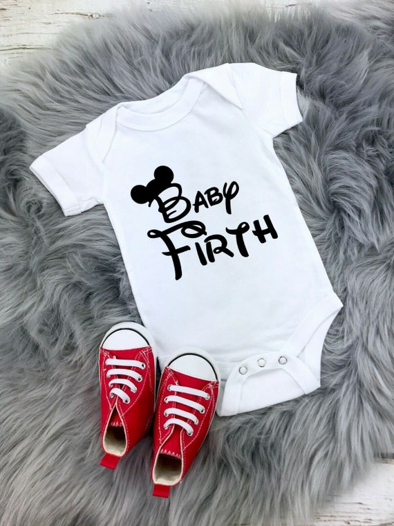 first christmas any name metalli bauble personalised baby boy bib vest grow