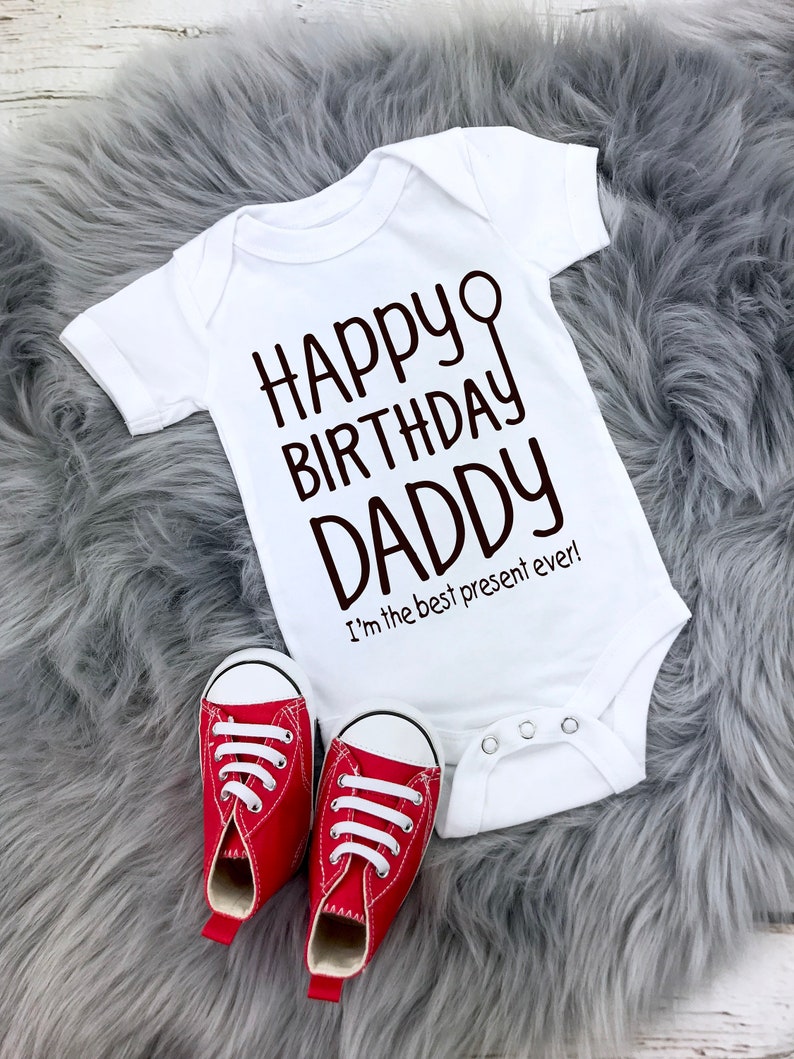 Today Im My Daddys Problem Funny Babygrow Baby vest Bodysuit Gift Present