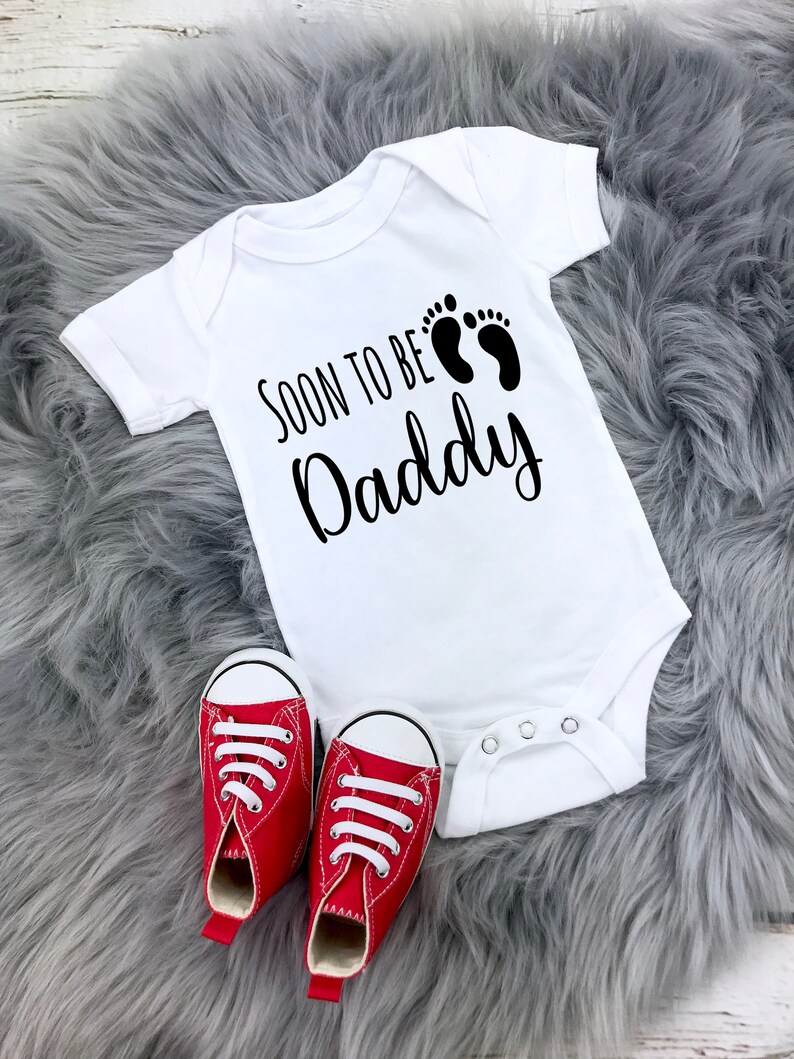Baby Vests Bodysuit Cotton Present Daddy Thinks He Is In Charge He Is So Cute