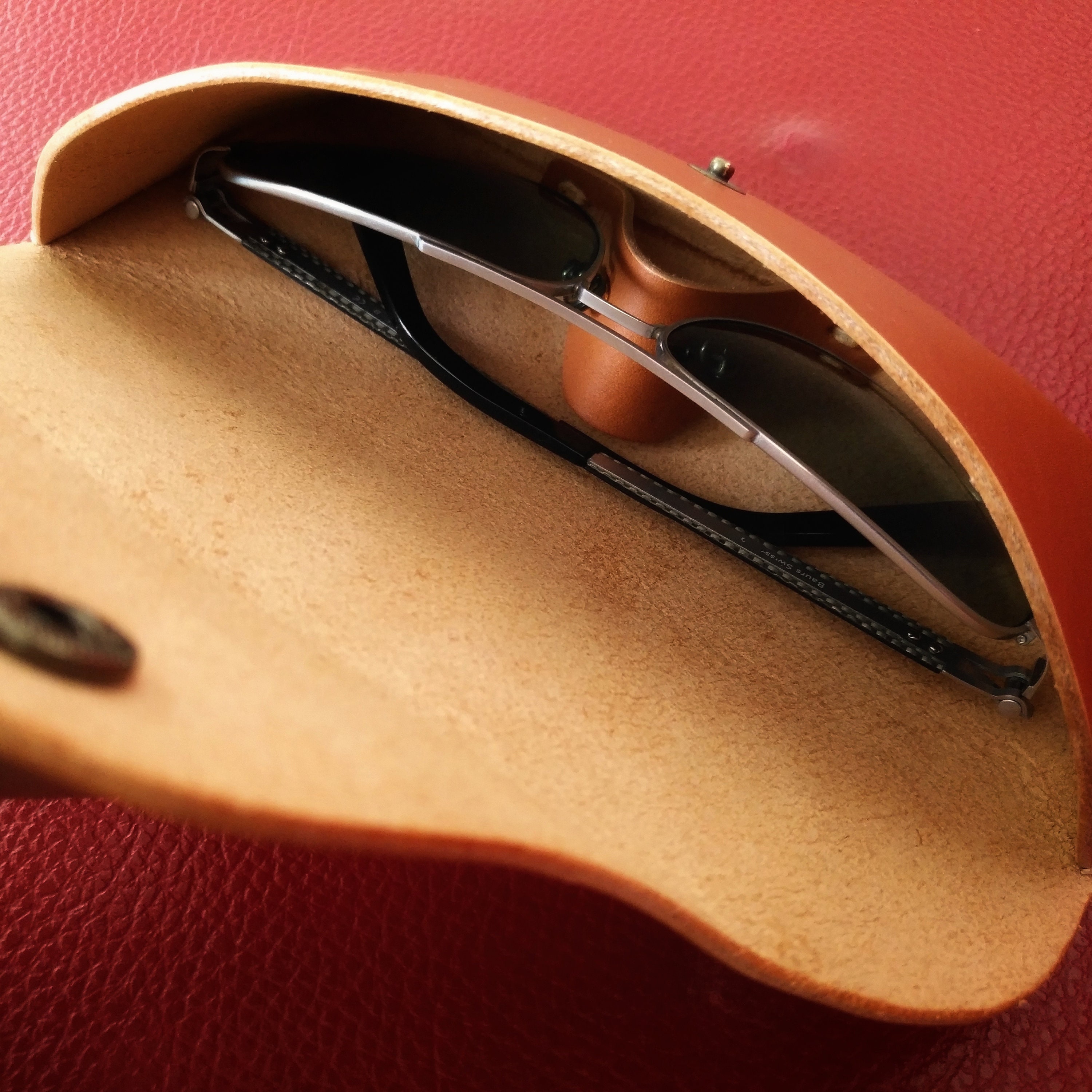 PDF A4 Pattern Leather Sunglasses Case Glasses Case Template PDF