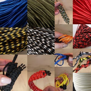 4mm Camouflage Paracord: Extra Strong 7 Strand DIY Craft Rope