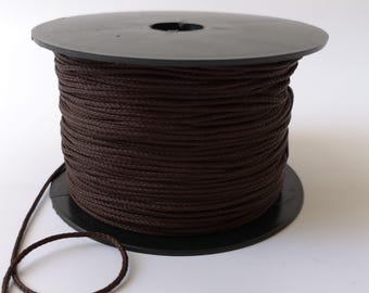 2mm Brown Strong Rope Drawstring Cord Dreamcatcher Round Travel Crochet Craft