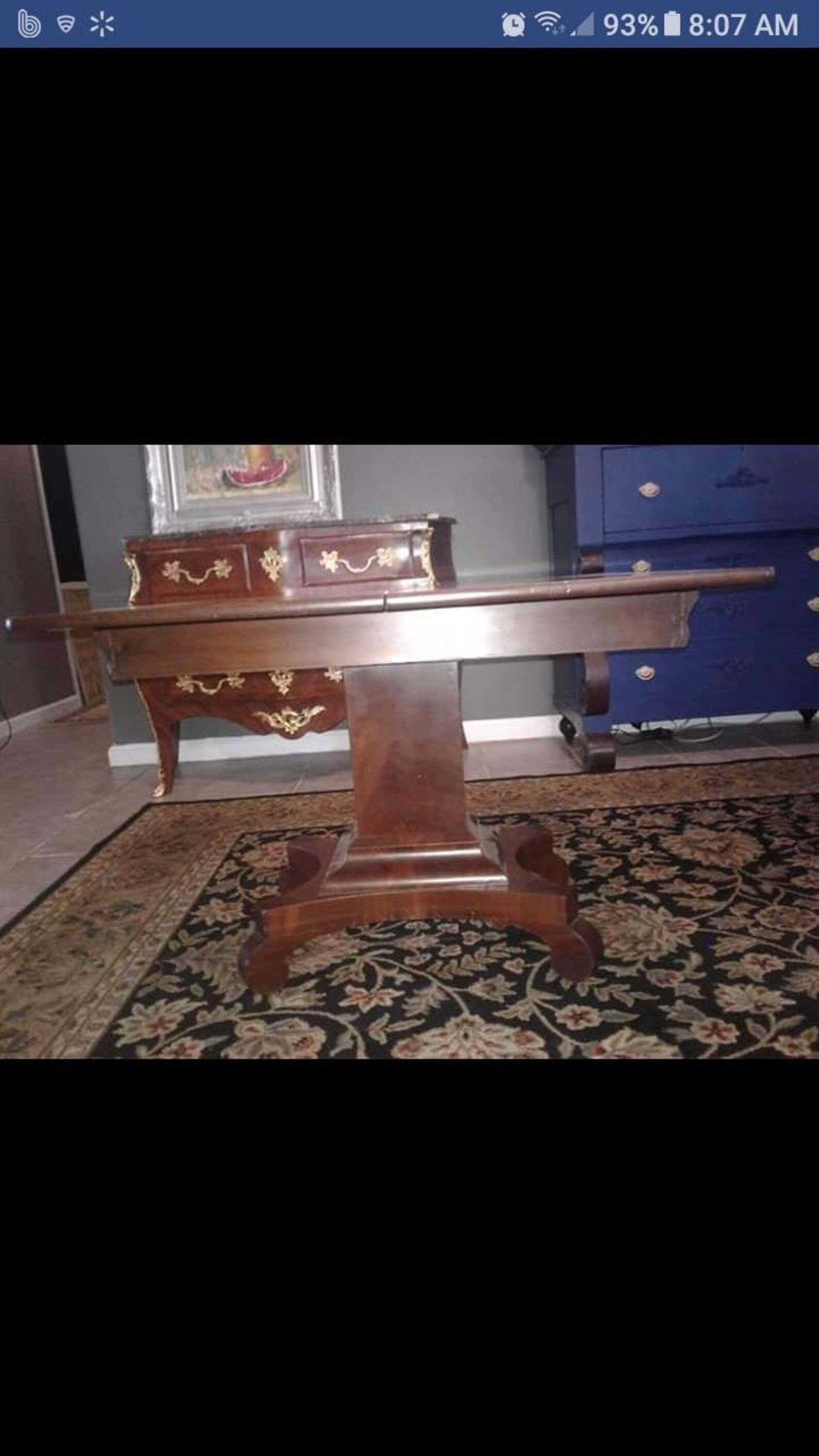 Empire Game Table/ Antique Folding Table/ Mahogany Table Etsy