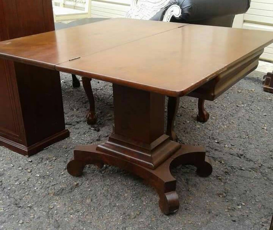 Empire Game Table/ Game Table/ Empire Furniture/ American Etsy