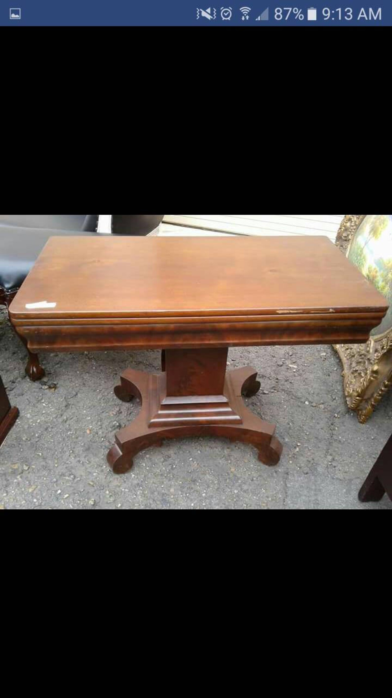 Empire Game Table/ Game Table/ Empire Furniture/ American Etsy