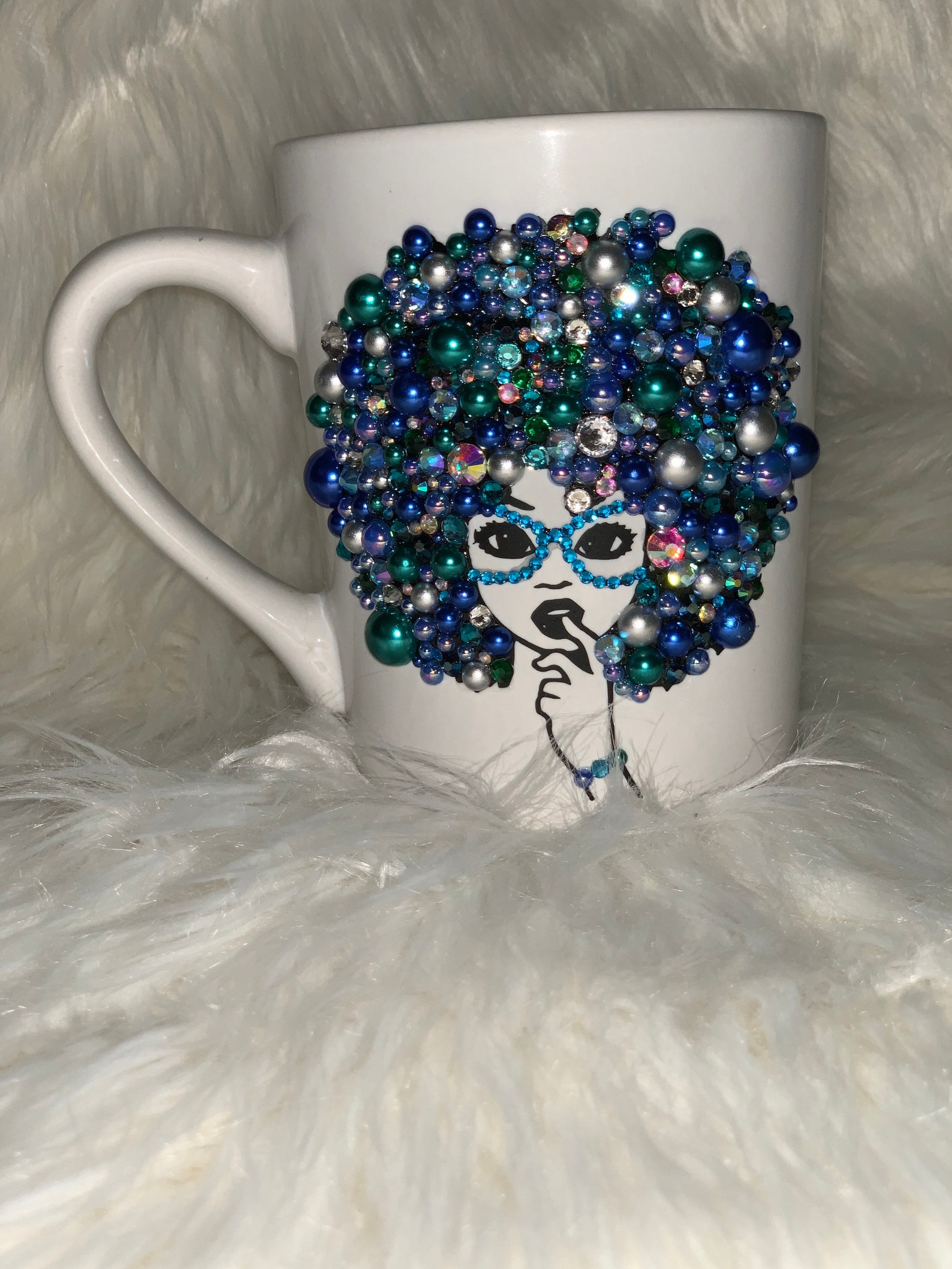 CUSTOM AFRO MUGS Etsy
