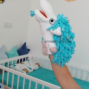 Unicorn hand puppet - CROCHET PATTERN