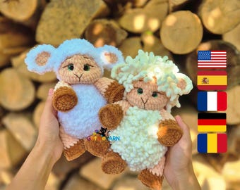 Woolsy the Fluffy Sheep – Crochet Plushie Pattern | Amigurumi PDF