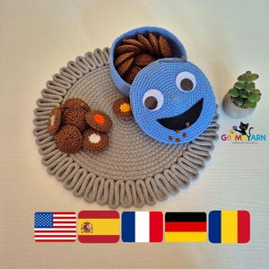 Cookie memory game - no sew - crochet pattern