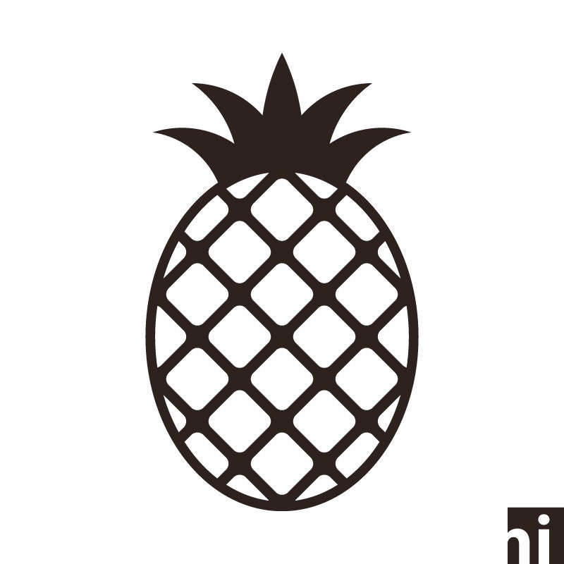 Svg de piña, Logotipo de piña, Silueta de piña, Vector de piña, SVG ...