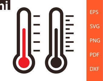 Thermometer svg | Temperature svg | Thermometer Clipart | Thermometer Vector | SVG | PNG | DXF | Clipart | Vector | Silhouette | Sign | eps