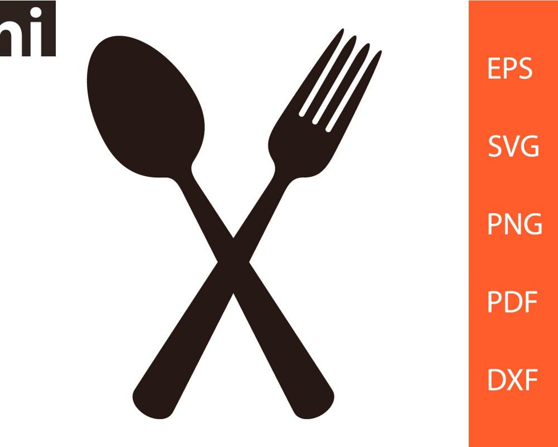 Cutlery Svg, Fork Svg, Spoon Svg, Cutlery Vector, Fork Vector, Spoon