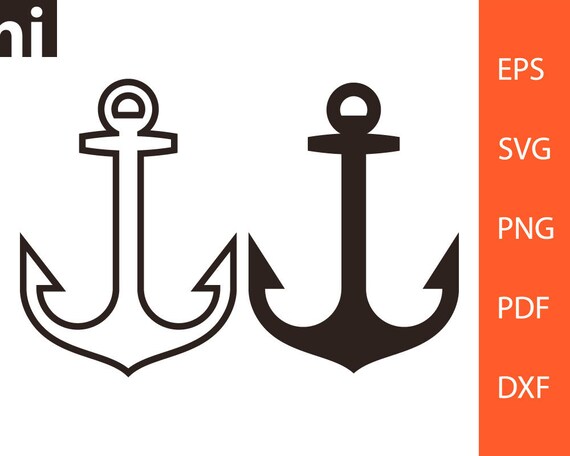 Download Anchor Svg Anchor Vector Anchor Clipart Seafaring Svg Etsy