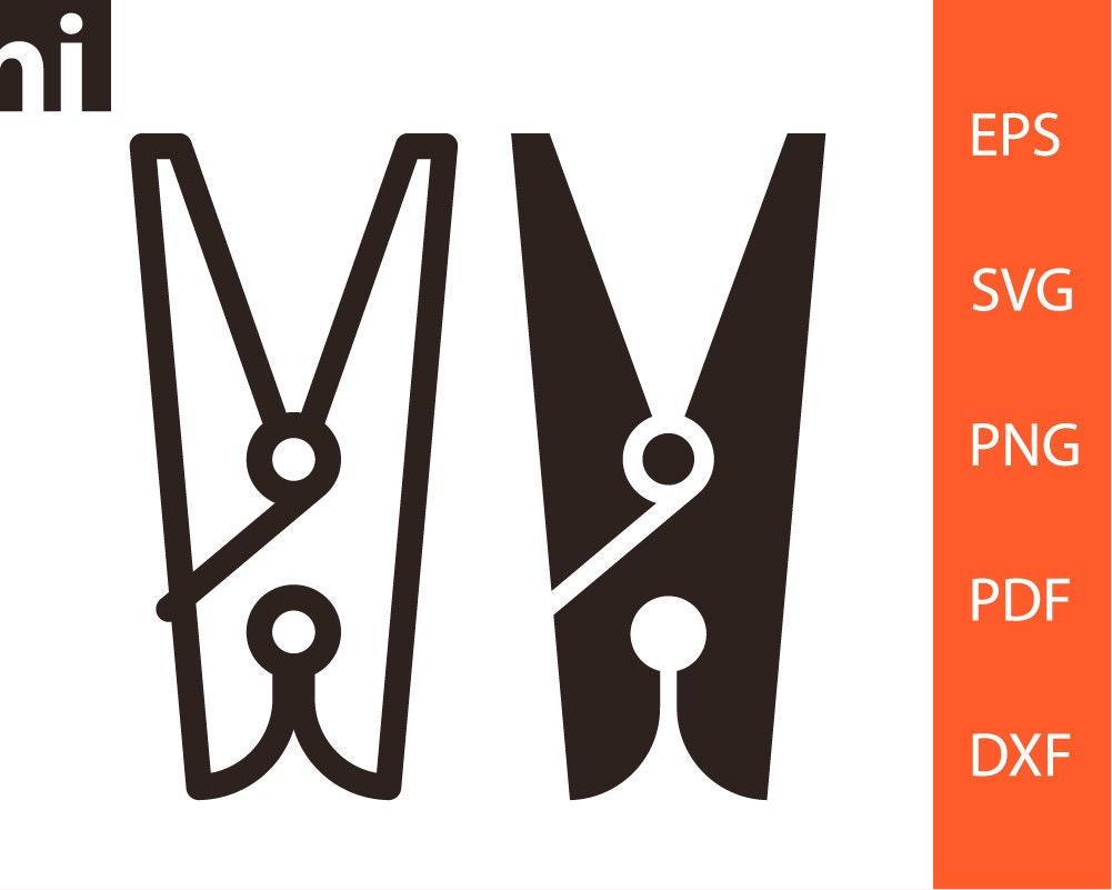 Clothes Peg Svg Clothes Peg Vector Clothes Peg Clipart Etsy