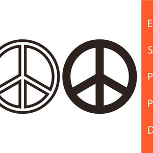 Peace Sign, Peace Sign svg, Peace Sign Vector, Peace Sign Clipart, Peace Symbol svg, SVG, PNG, DXF, Clipart, Vector, Silhouette, eps, pdf