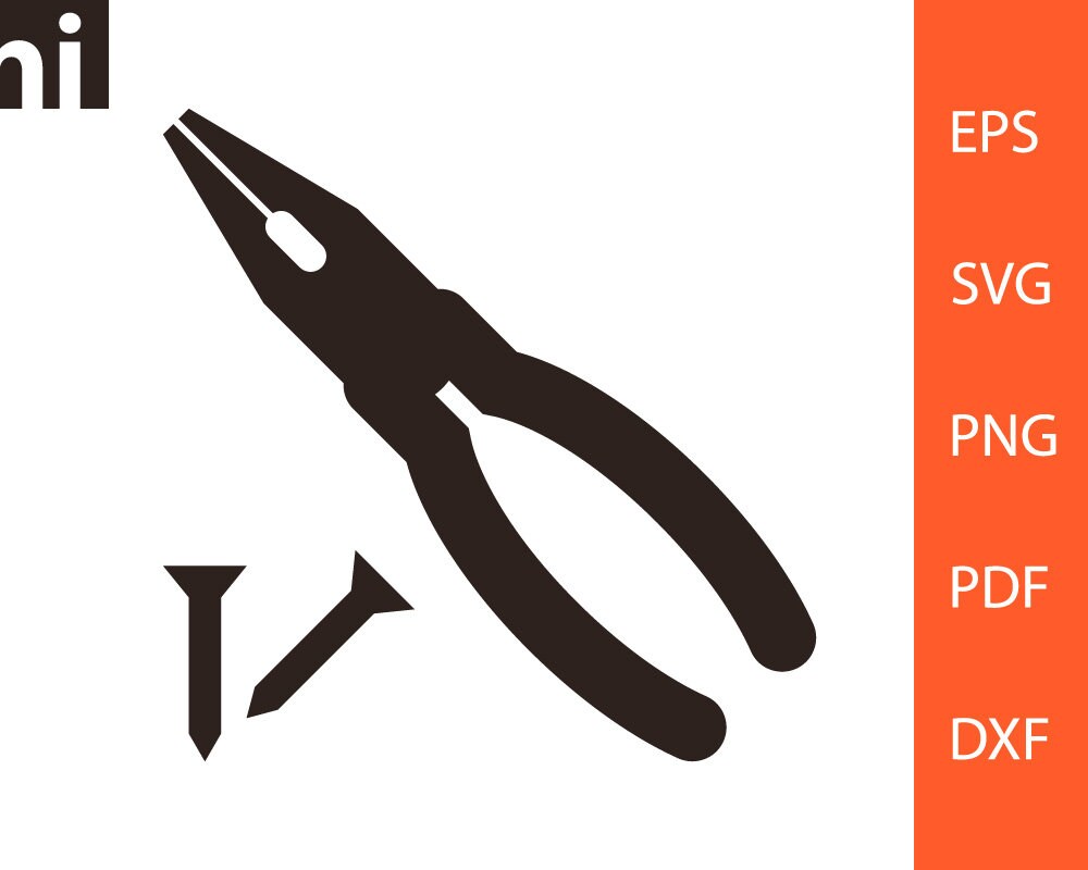 Pliers Svg, Pliers Vector, Pliers Silhouette, Pliers Clipart, Pliers Logo,  Pliers Cut File, SVG, PNG, DXF, Clipart, Vector, Silhouette, Eps - Etsy  Denmark