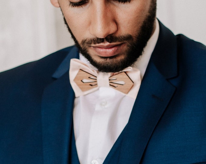 Nodaré - Atelier Martho X Gaëlle Haymé - Pajarita de crepé rosa palo