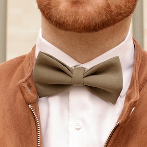 Olive green bow knot