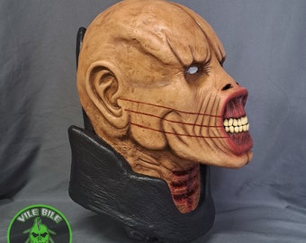 Chatterer II Latex Mask Hellraiser | Fullhead Wearable Cenobite Pinhead Bust