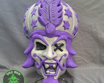 Great Milenko Mask Purple ICP | Display Latex Insane Clown Posse Juggalo Wearable Prop Bust Joker Twiztid Halloween Myers Voorhees Krueger