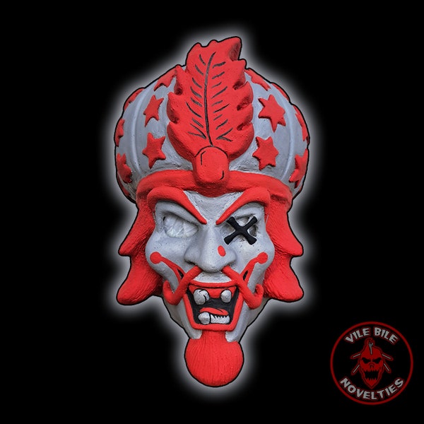 Great Milenko Mask Red ICP | Wearable Latex Insane Clown Posse Juggalo Display Prop Bust Joker Twiztid Halloween Myers Voorhees Krueger