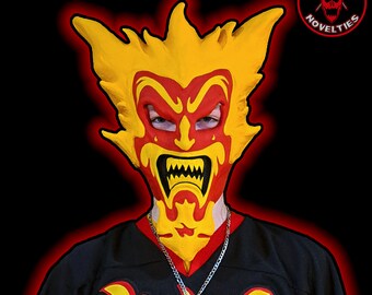 ICP Jake Jeckel Mask Latex | Fullhead Wearable Display Insane Clown Posse Amazing Jeckel Brothers Jack Carnevil Jester Wicked Hatchetman