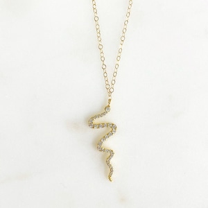 Collier de serpent scintillant
