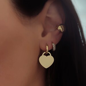 Lovey Heart Hoops