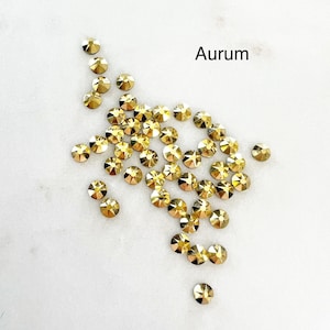 Size 16 SS 3.8mm-4mm Austrian Crystal Flat Back Crystal Rhinestone / Sold by the Gross 144 Pieces / Dance Costume Rhinestone Decorations image 3