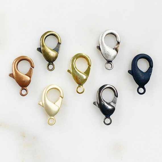 5 Pieces 20mm Rounded Lobster Clasp Choose Your Style Clasp Jewelry Making Supplies Clasp Findings