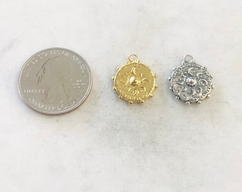 SUNNYCLUE 1 Boîte 40 Pièces 10 Styles Véritables Breloques Soleil