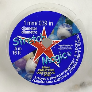 Stretch Magic Bead And Jewelry Cord 1mm 5 Meter Clear Stretch Cord Jewelry Tools and Supplies