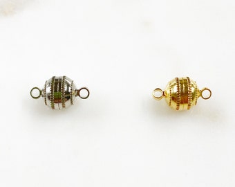 Chiusura magnetica in metallo Scegli il tuo colore Fibbia in oro o argento Trova gioielli che fanno forniture