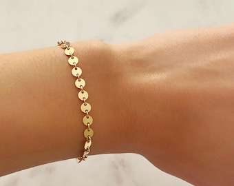 Dani disc bracelet