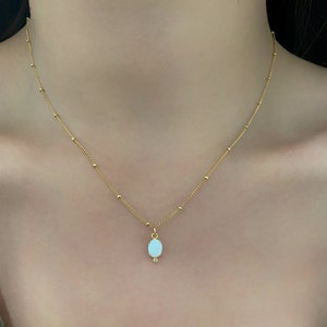 Opal Gem Necklace