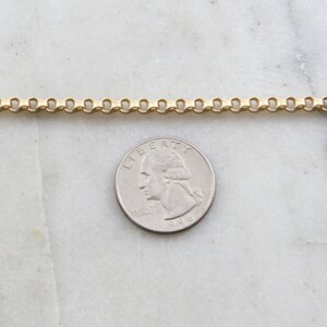 Base Metal Plated Chain Thick Sturdy Oblong Circle Chain in 7 Finishes / Chain by the Foot image 2