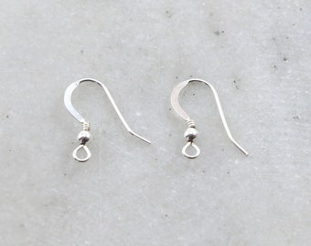 1 Pair Sterling Silver Earring Wire with Coil and Ball Ear Wires Earring Hook Component