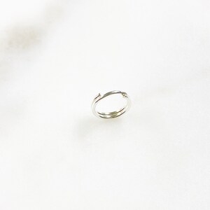 10 Piece Sterling Silver 8mm Split Rings Double Ring Jewelry Making ...