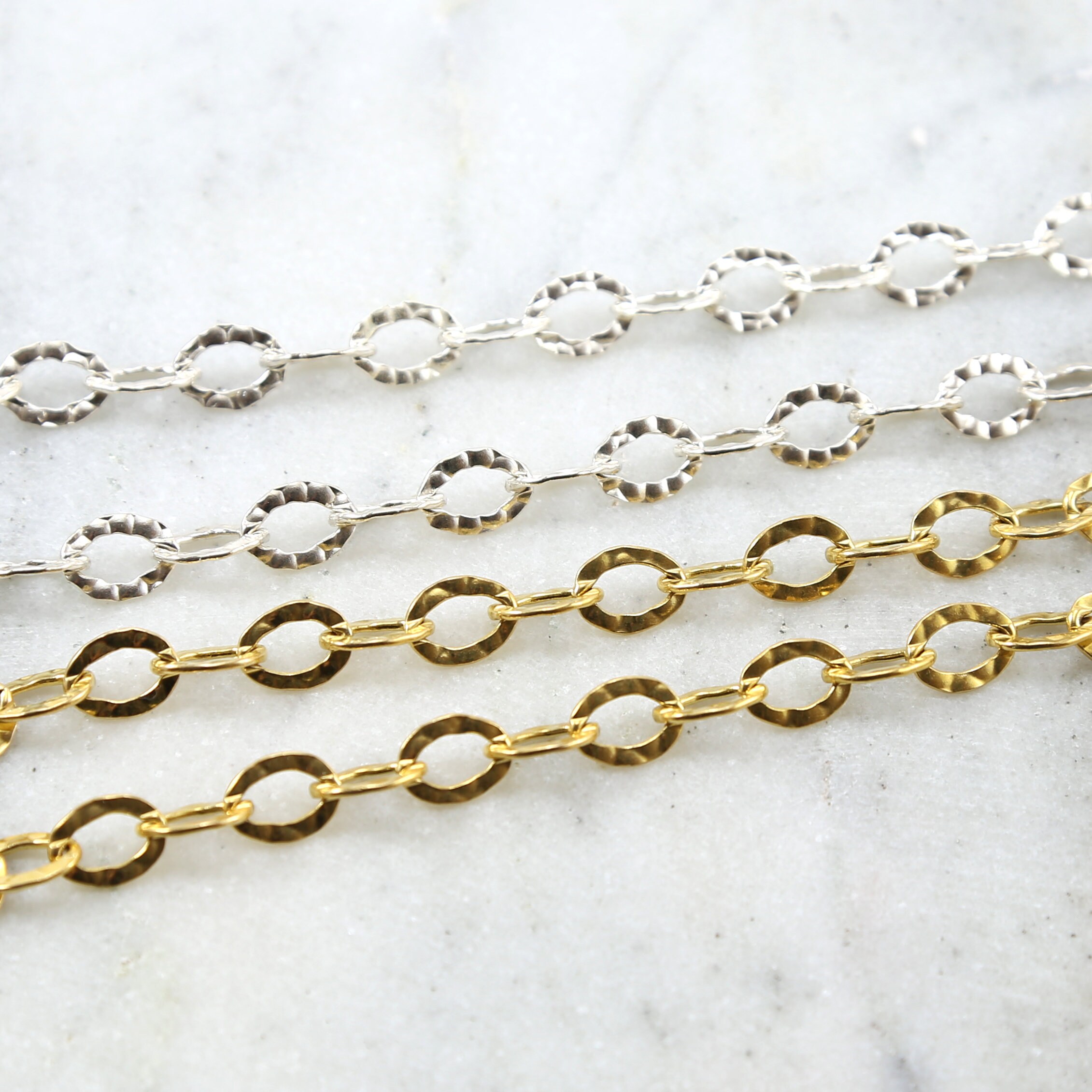 Gold Filled Chain by the Foot USA Made Wholesale Chain, Perfect for Permanent  Jewelry made in USA 