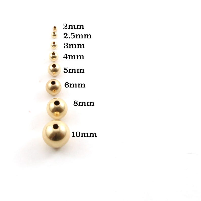 10 pieces 6mm smooth seamless round sterling silver 925 spacer beads image 4