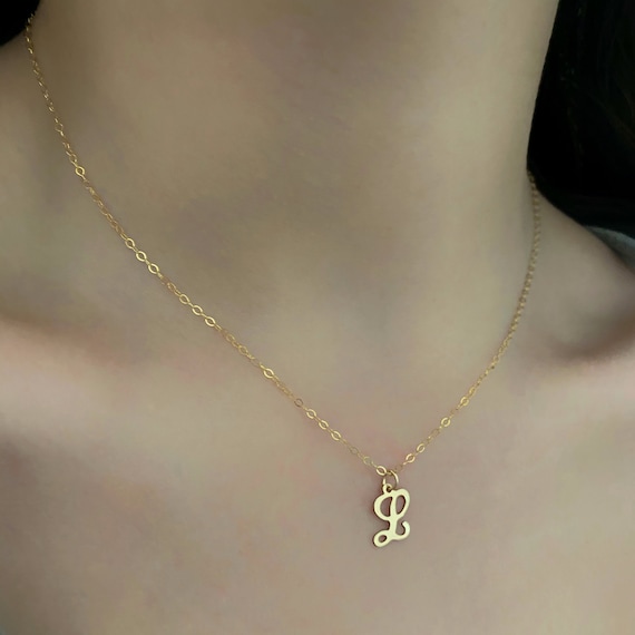 Dainty Initial Necklace