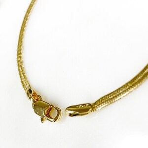 Ready to Wear 18kt Gold Filled 3mm Herringbone Bracelet image 3