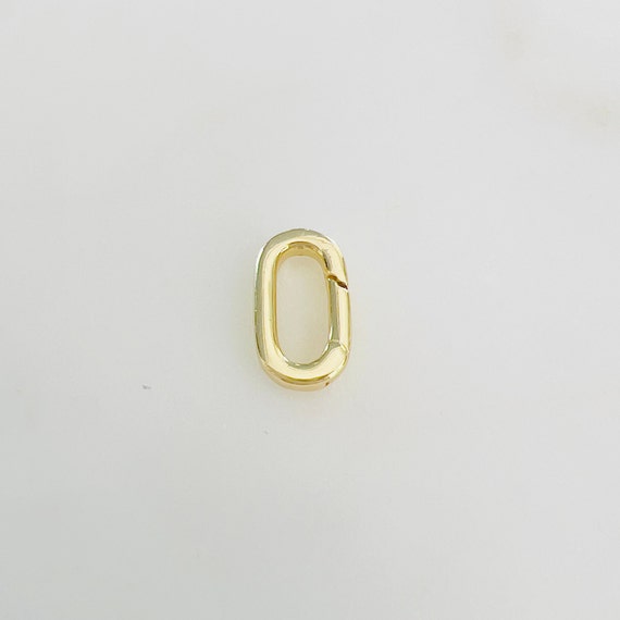 Mini U Shaped Push Gate Clasp Gold Plated Jewelry Supply