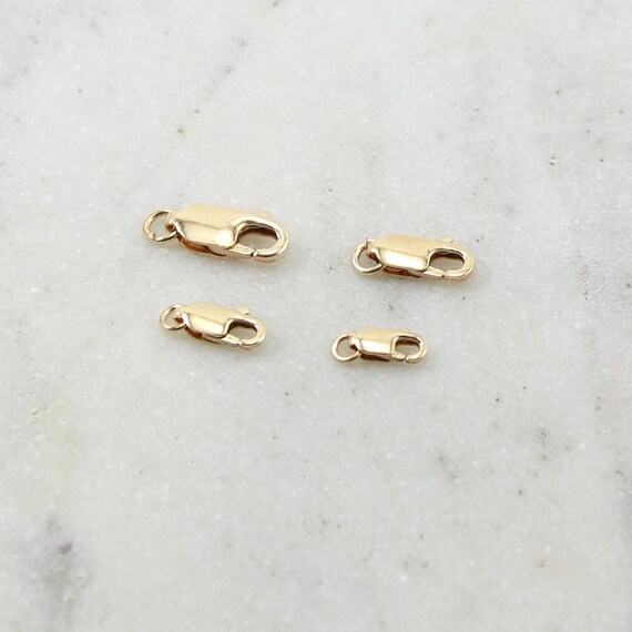 14K Gold Lobster Clasp 7 x 3mm 