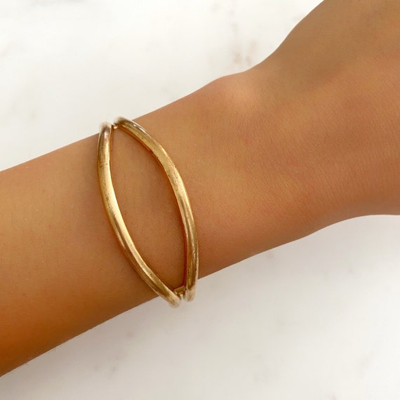 Cute Raw Brass Cuff Bracelet, Ready to Wear